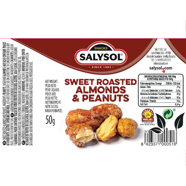 SWEET ROASTED PEANUTS & ALMONDS