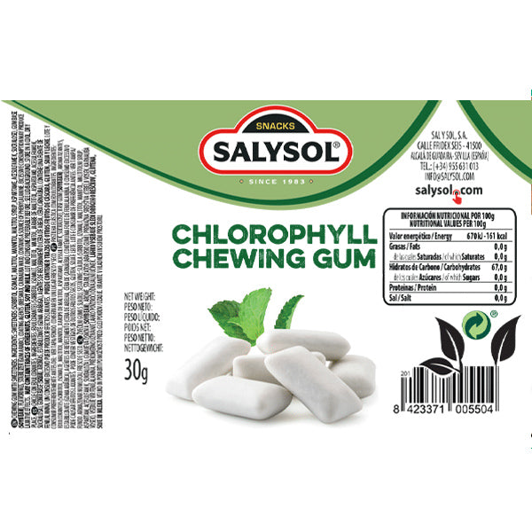 CHLOROPHYLL CHEWING GUM