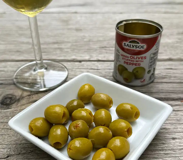 OLIVES WITH RED PEPPER