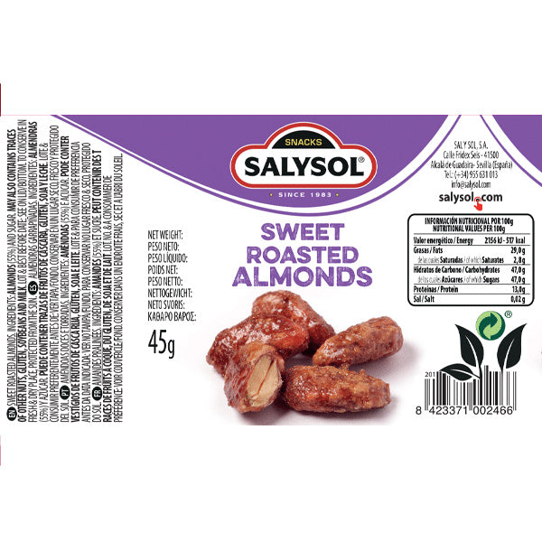 SWEET ROASTED ALMONDS